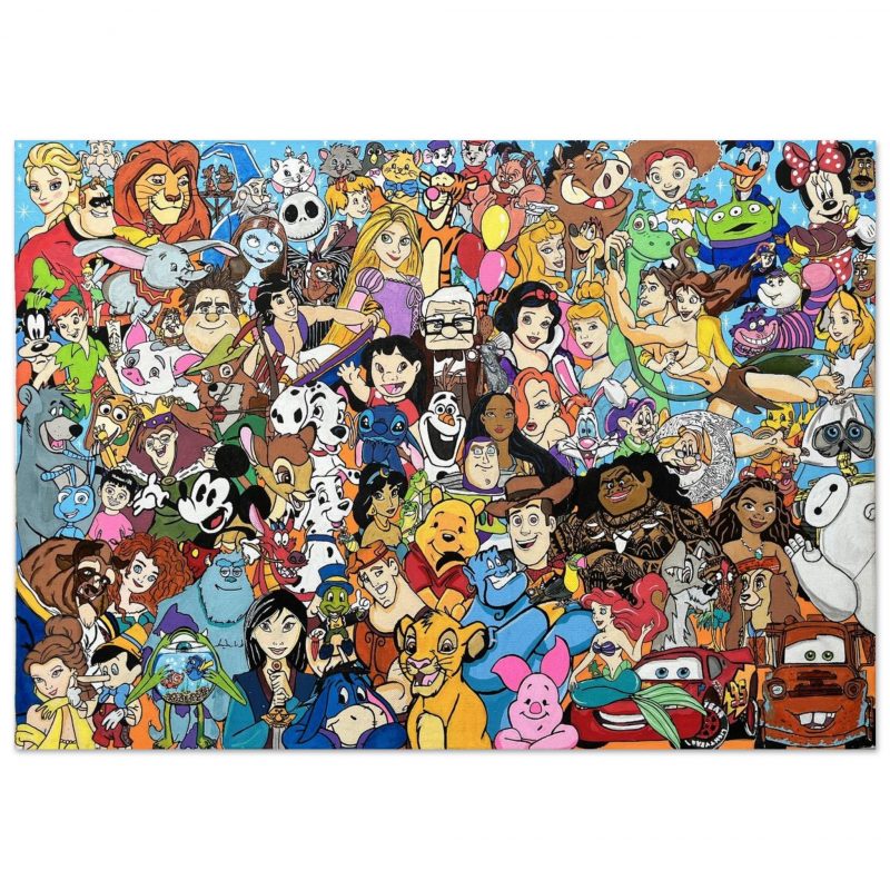 Cartoon Dis Knee Premium Matte Paper Poster A3 (29.7 x 42  cm)