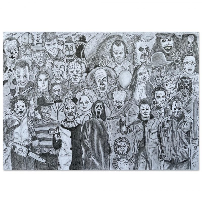 Halloween Horror 2025 Premium Matte Paper Poster A3 (29.7 x 42  cm)