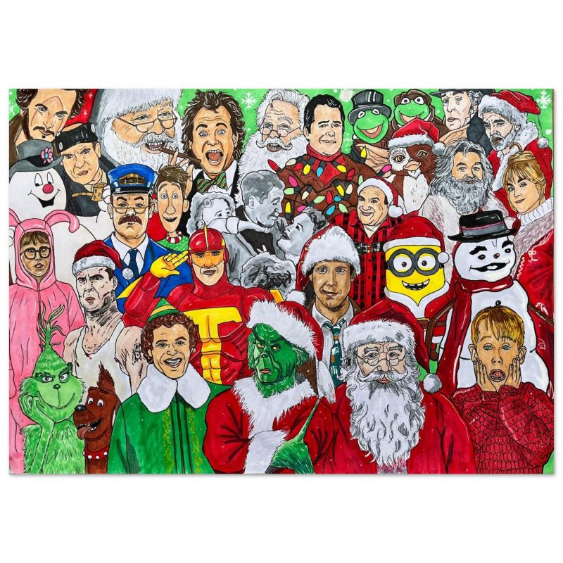 25 Days of Christmas Premium Matte Paper Poster A3 (29.7 x 42 cm)