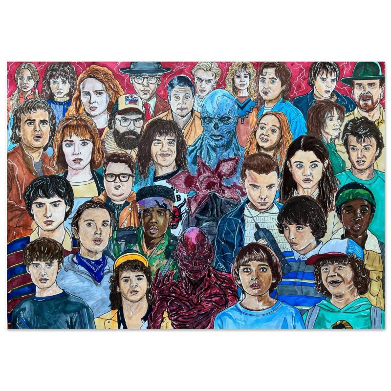 Stranger Things Premium Matte Paper Poster A3 (29.7 x 42  cm)