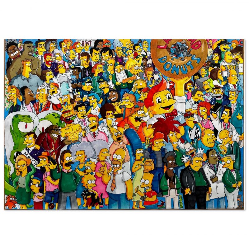Simpsons Premium Matte Paper Poster A2 (42 x 59.4  cm)