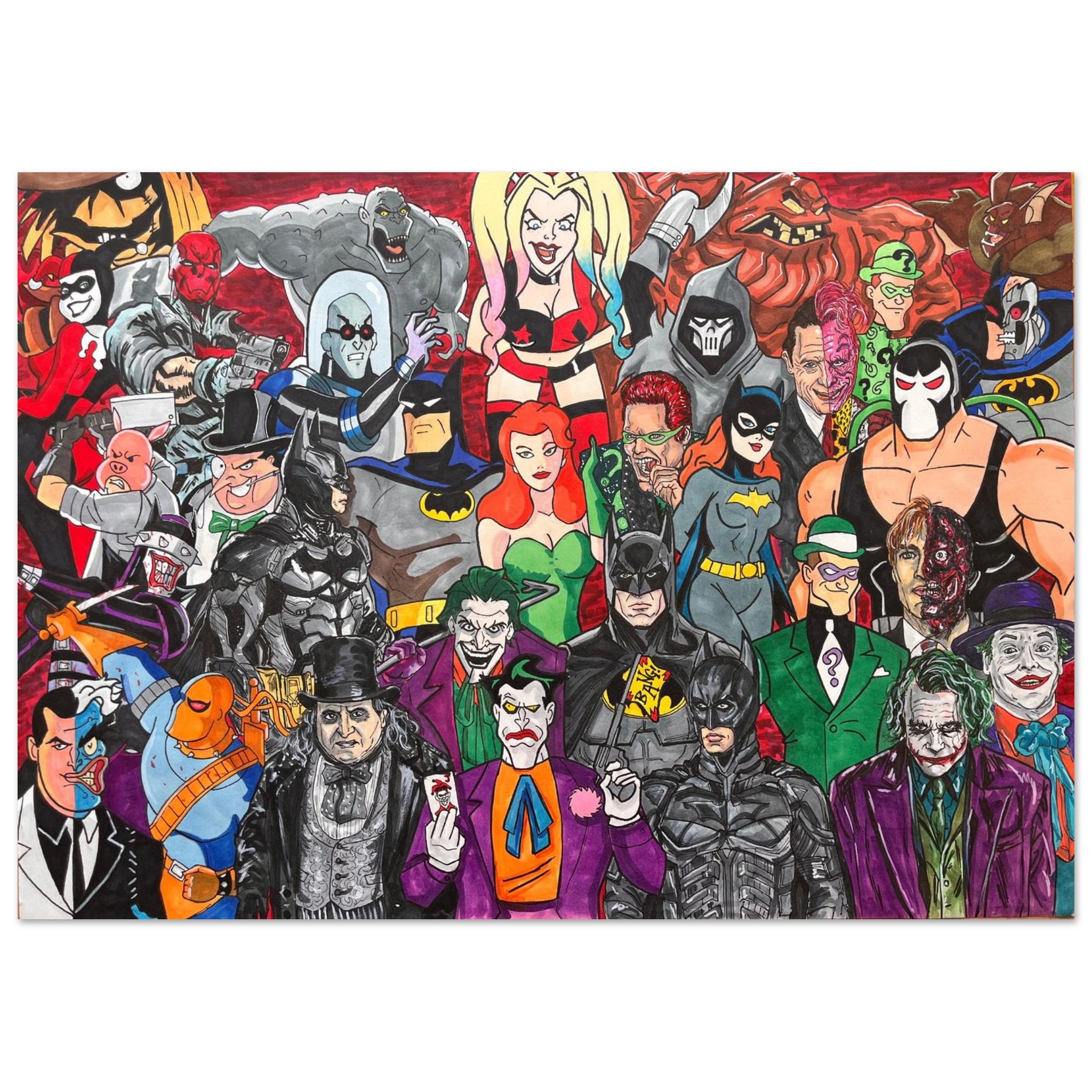 Batman Movie & Cartoon Premium Matte Paper Poster A2 (42 x 59.4 cm)